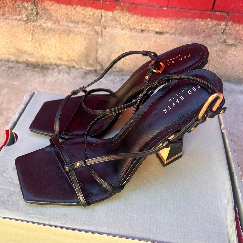 Ted Baker Cayena Womens Black Heeled Sandals